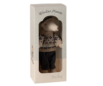 Dad Mouse - Winter with Ski Set & Hat