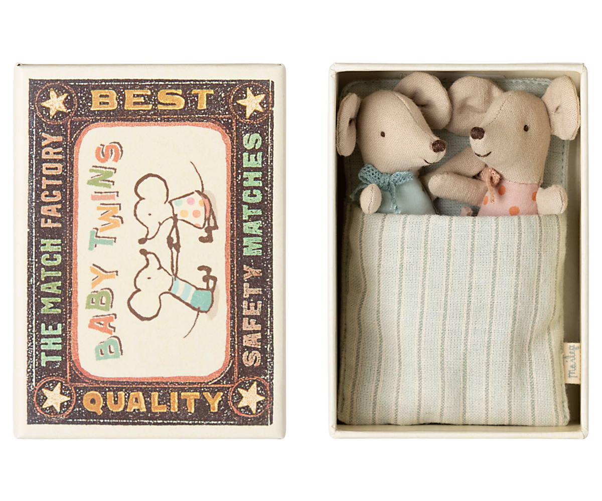 Baby Mice - Twins in Matchbox