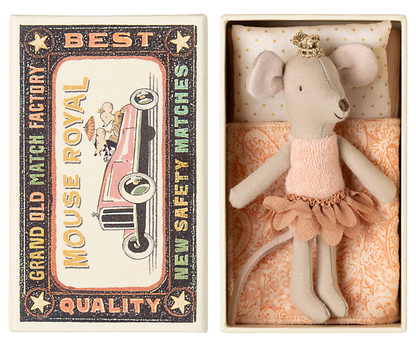 Little Sister Mouse in Matchbox - Princess