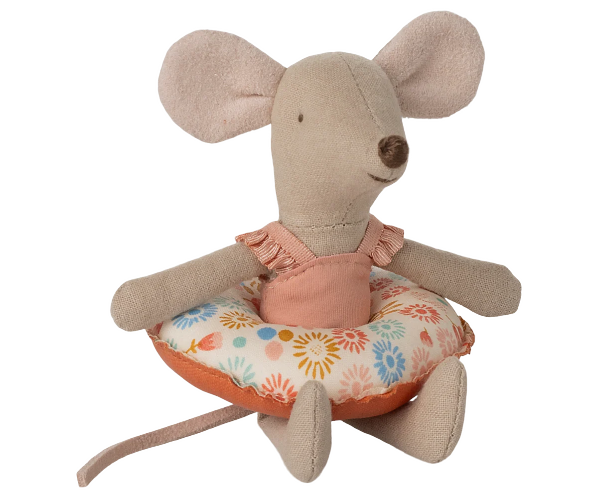 Little Sister Mouse - Beach Mouse with Floaty