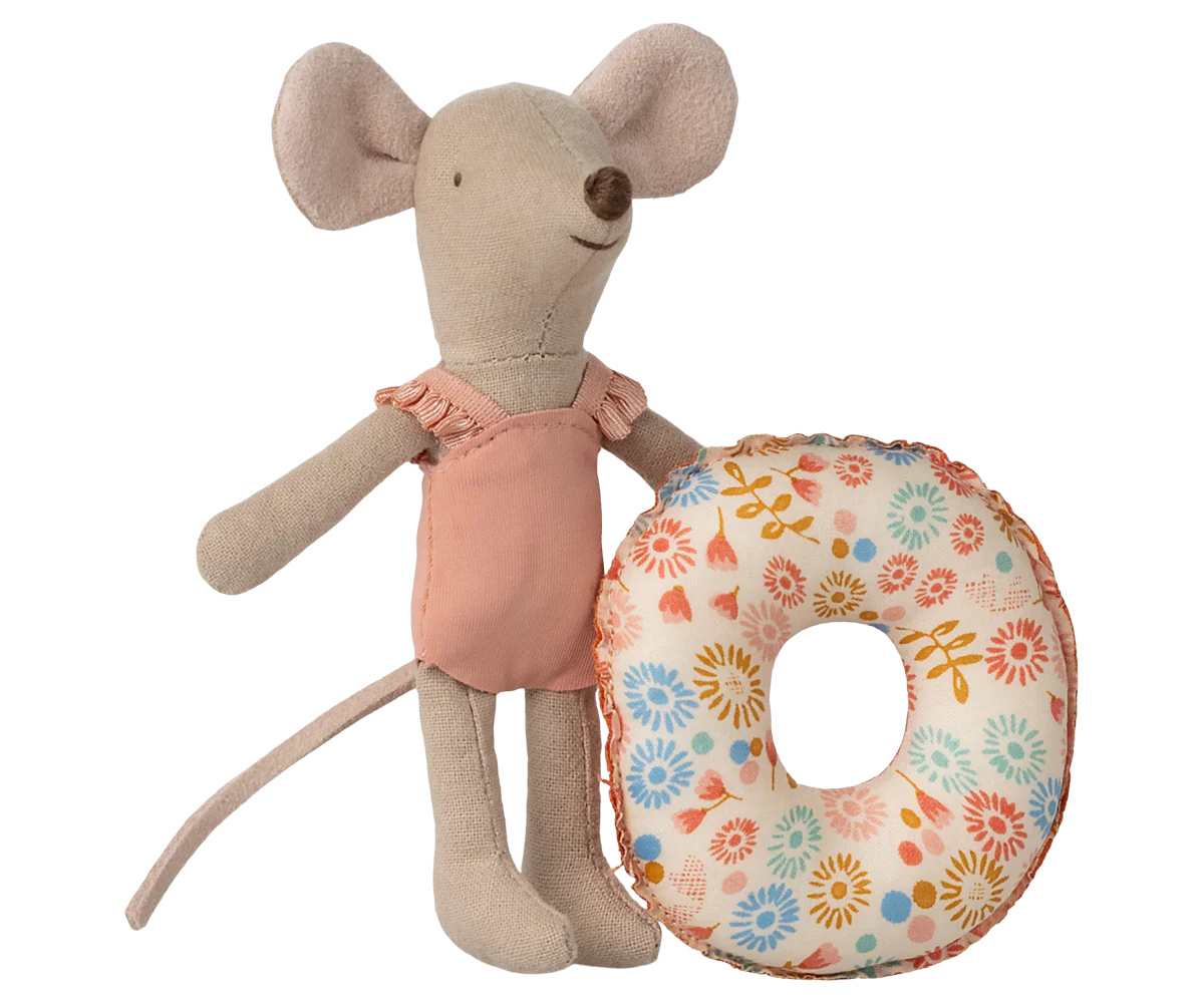 Little Sister Mouse - Beach Mouse with Floaty