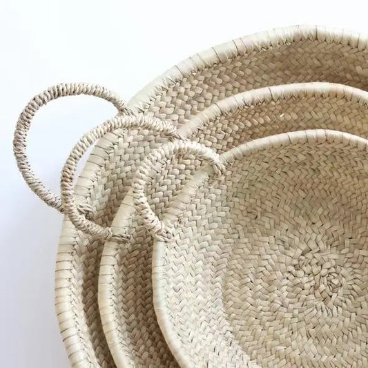 French Market Tote - Flat Table Basket Small