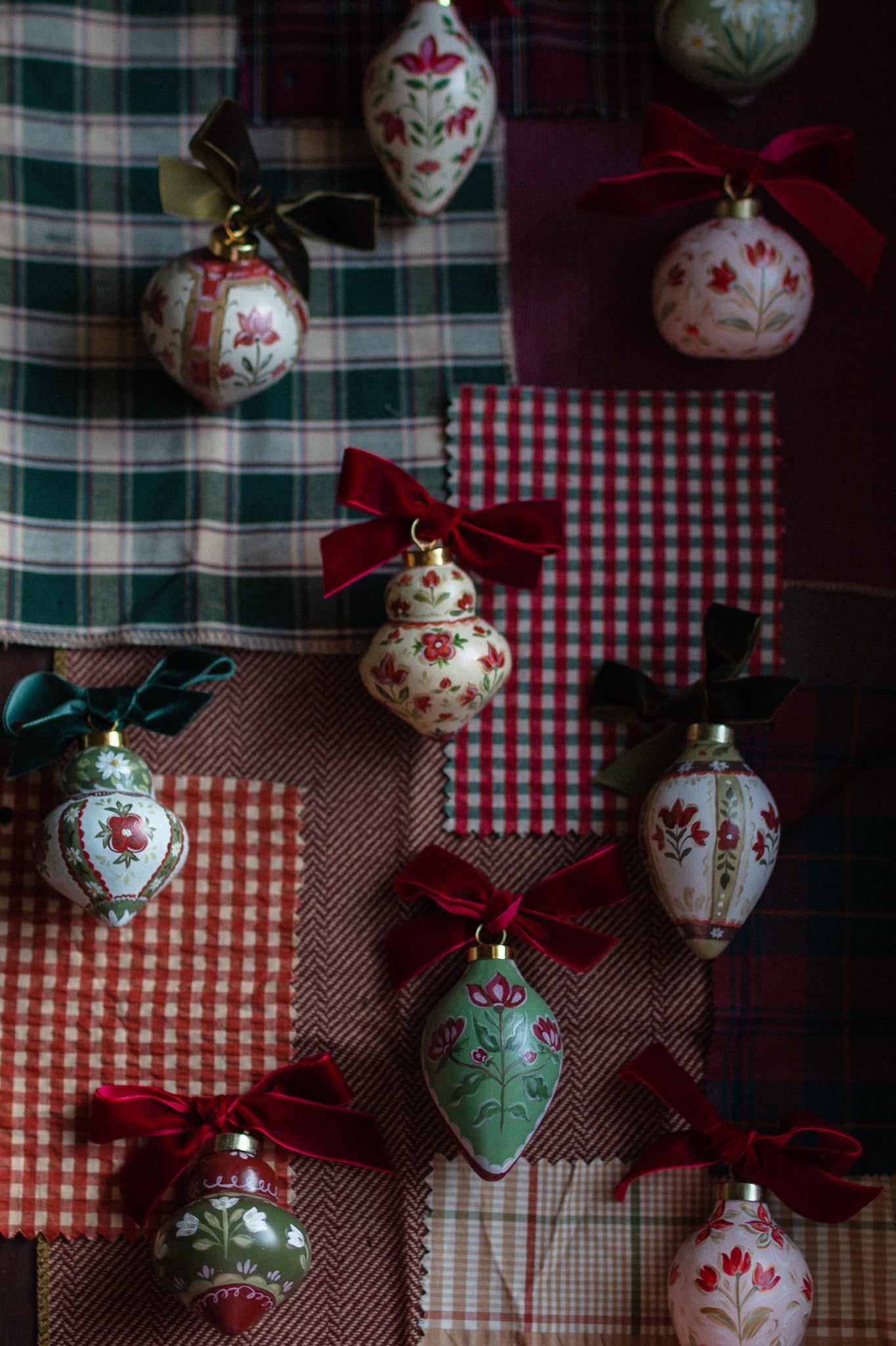 Sarah Maggie Hand Painted Ornament - Edelweiss