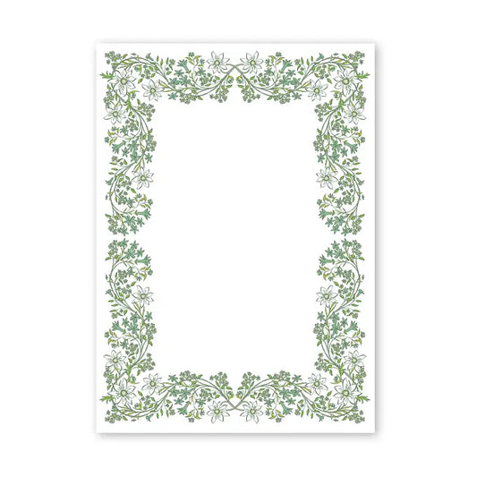 Notepad - Chalet Chintz Green