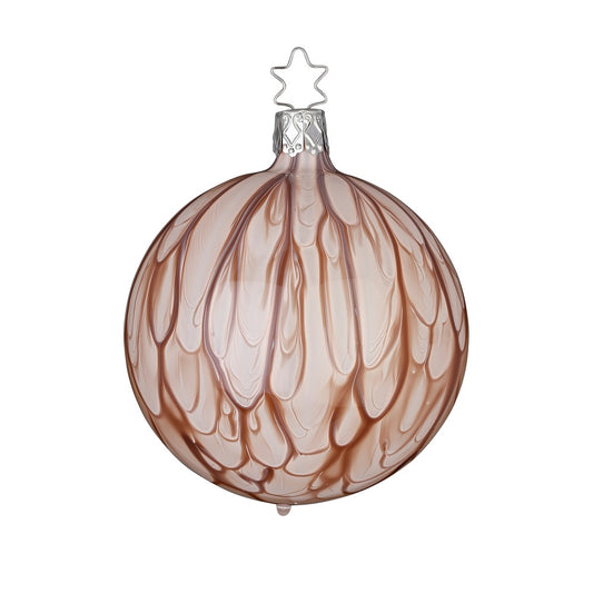 Ornament - Ball Capricorn Pearl 3.2"