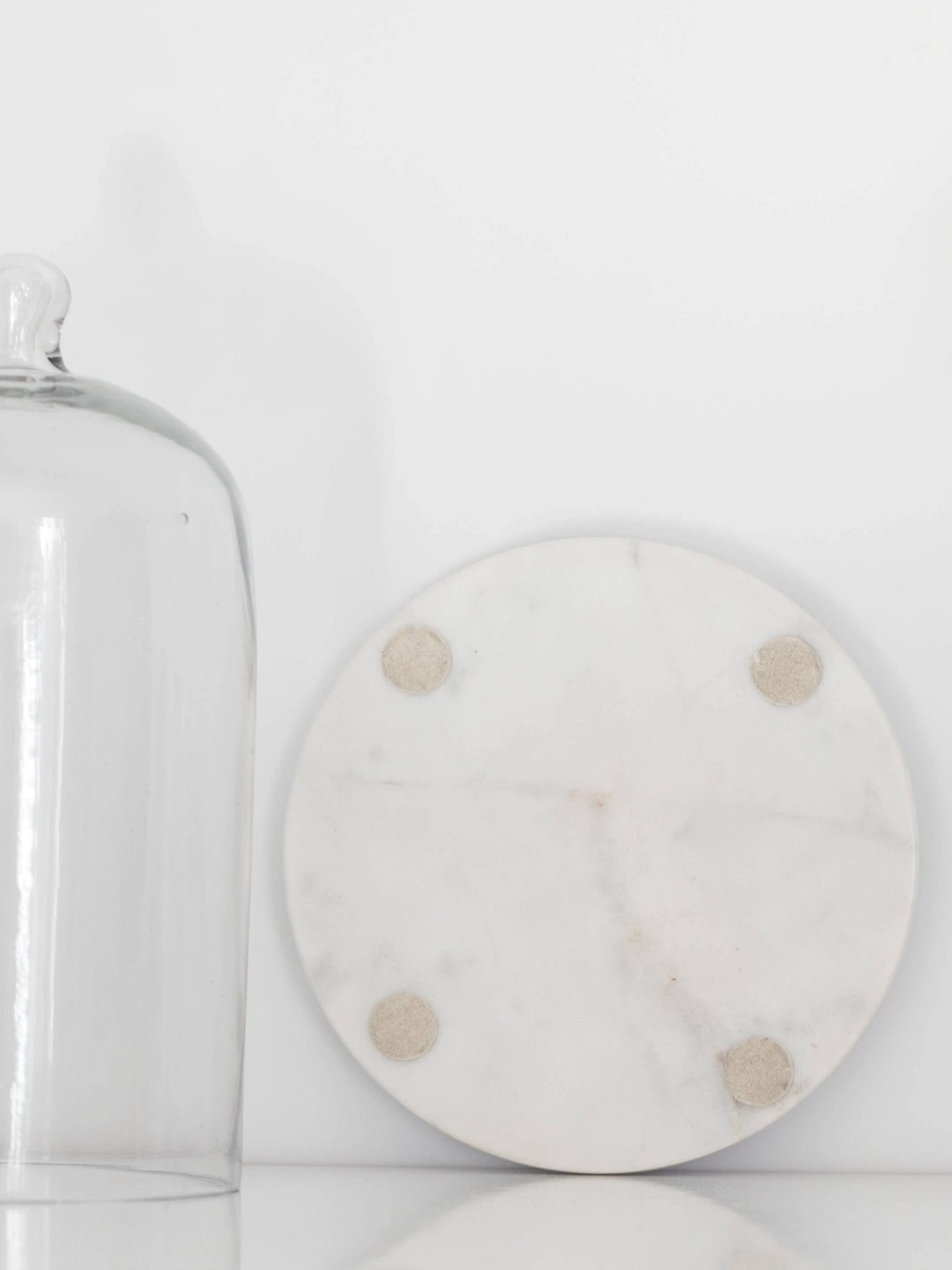 Marble - Glass Candle Cloche