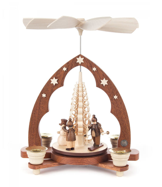 Pyramid - Winter Children with Stars