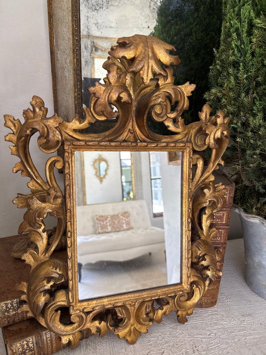 Antique 19th c. Italian Rococo Style Mirror