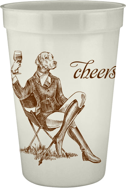 On the Go Pearlized Cups - Cheers Lab (set of 12)