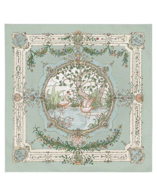 Carré - Tapestry Olive Green