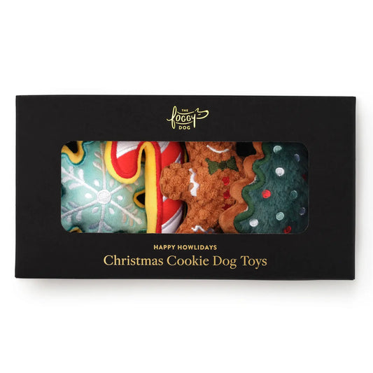 Dog Toy - Christmas Cookies Holiday Gift Set