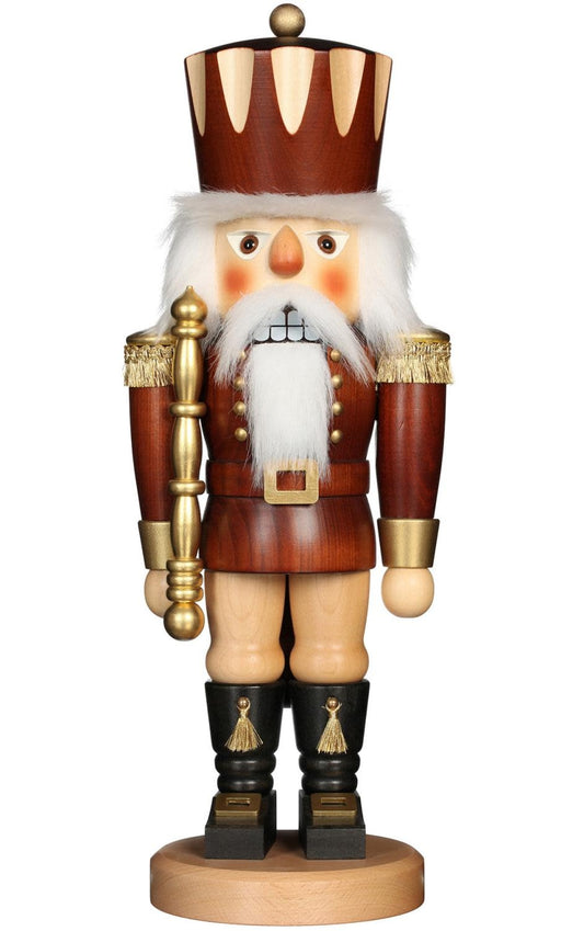 Nutcracker - King Natural with Gold Large