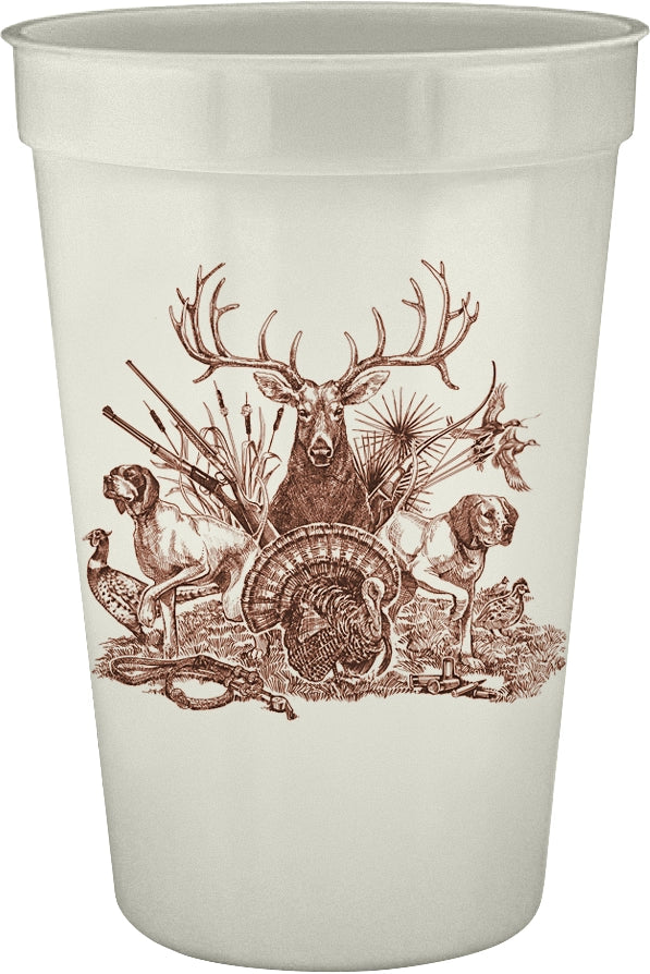 On the Go Pearlized Cups - On the Hunt (set of 12)