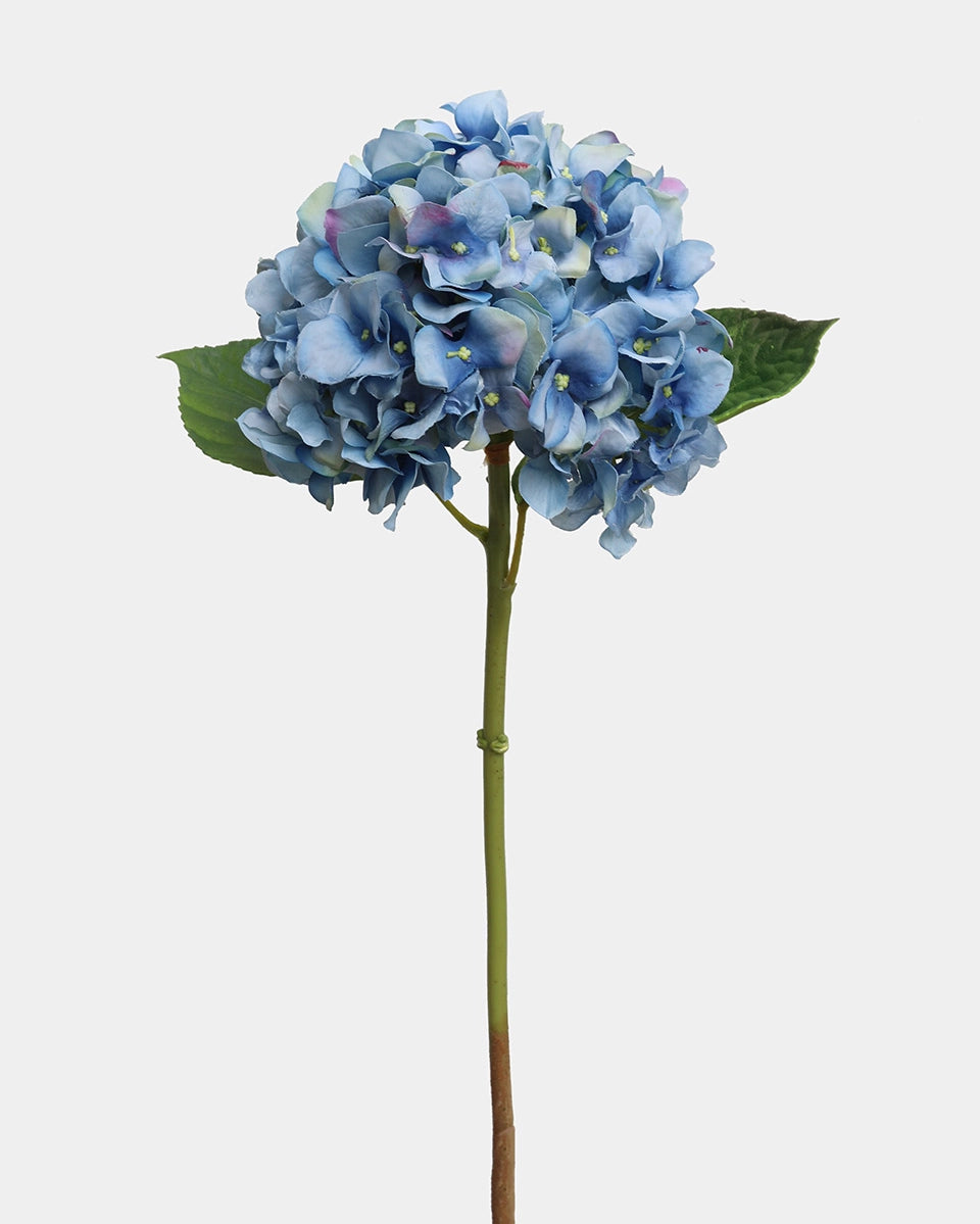 Floral Stem - Hydrangea Blue 18"