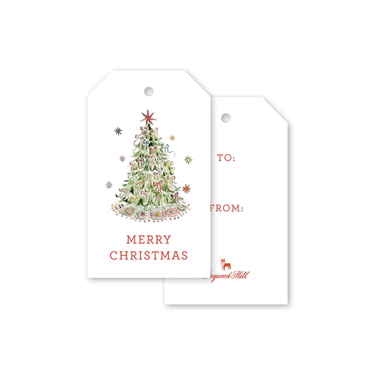 Gift Tags - Paper Chain Tree (pack of 8)