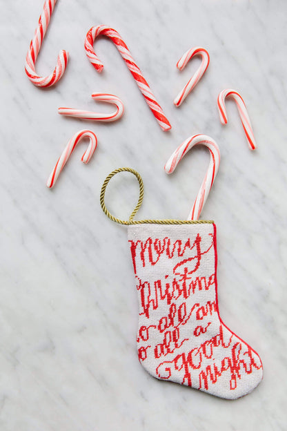 Bauble Stocking - Merry Christmas to All