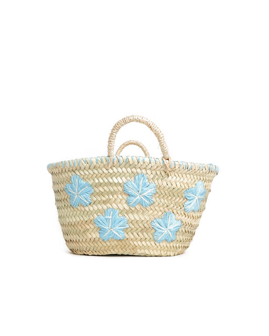 French Market Tote - Embroidered Floral Small