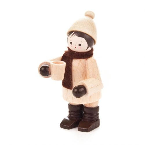 Glogg Drinker - Natural  Wood Hat