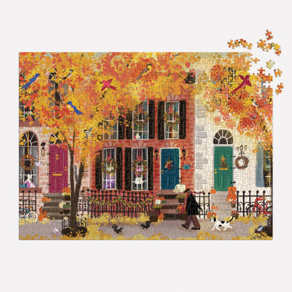 Puzzle - Autumn in the Neighborhood (1000 pieces)