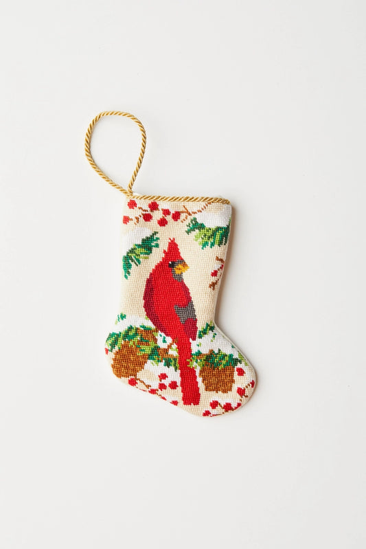 Bauble Stocking - Christmas Cardinal