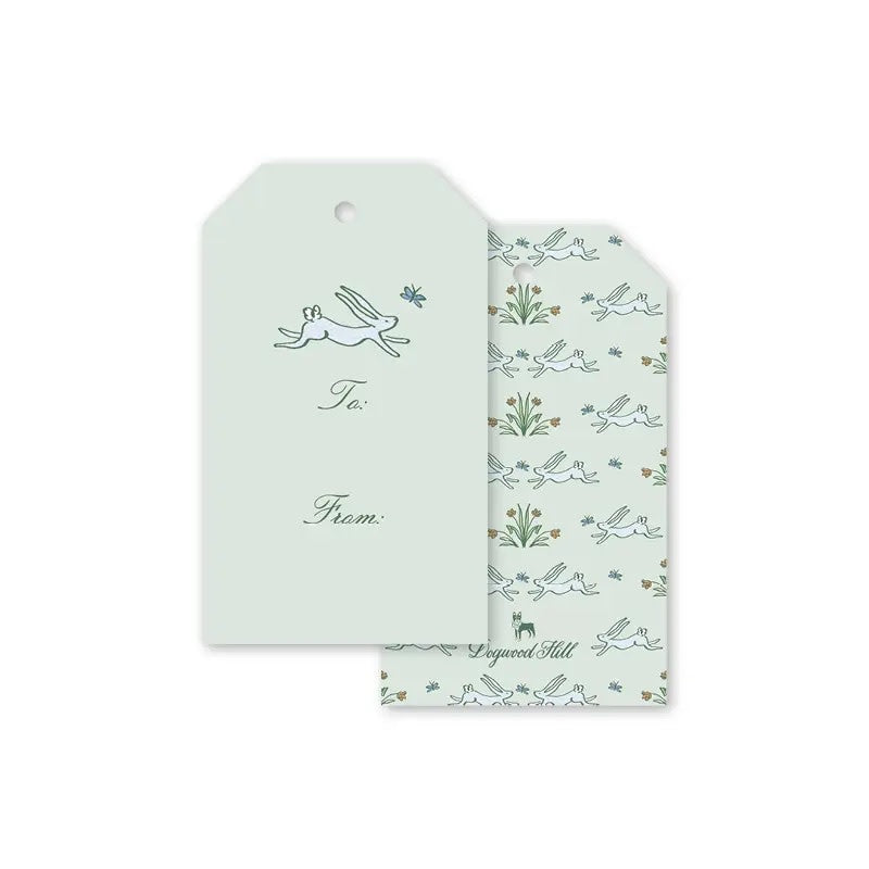 Gift Tags - Bunny's Garden Cottontails (pack of 8)