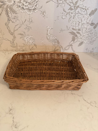 Vintage 20th c. French Basket - Rectangle