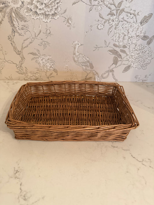Vintage 20th c. French Basket - Rectangle