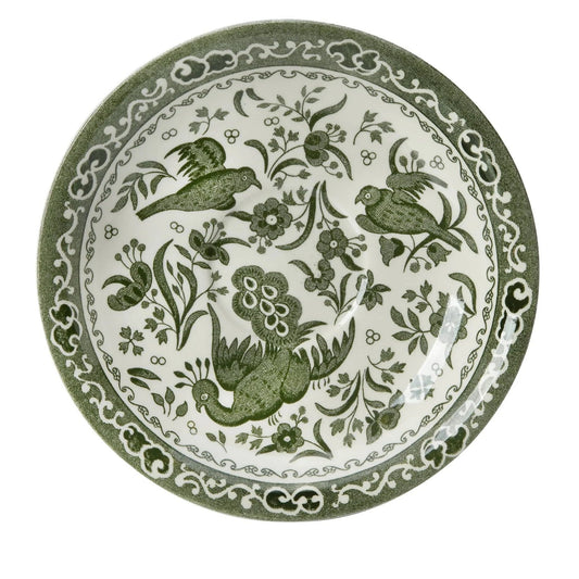 Green Regal Peacock - Tea Saucer