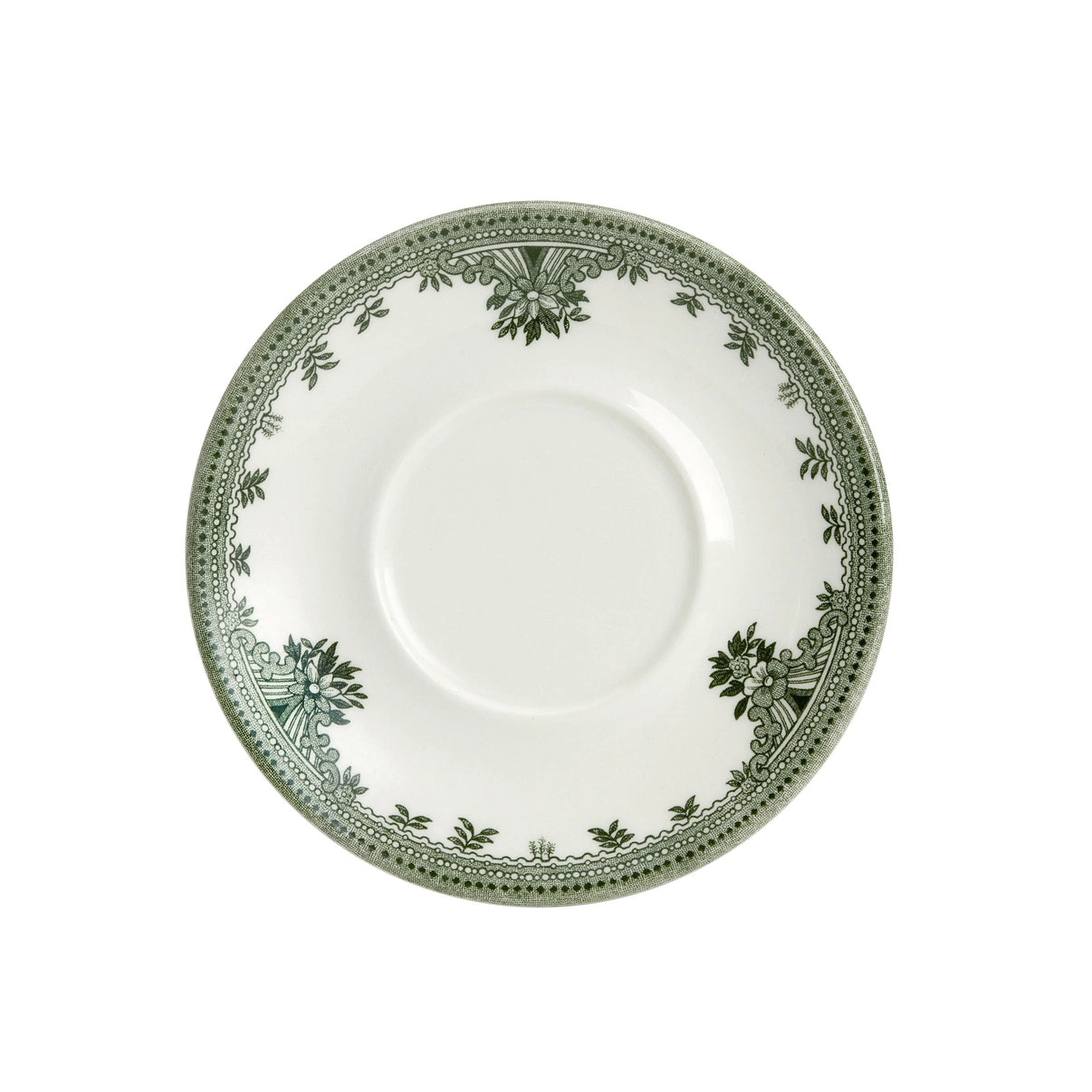 Green Asiatic Pheasants - Espresso Saucer