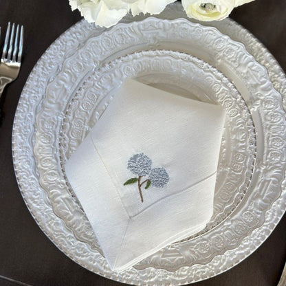 Napkin Large - Blue Hydrangea