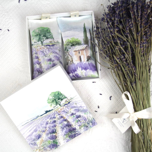 Lavender Sachet Set from Provence - Lavender Field Box