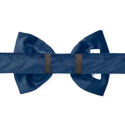 Navy Velvet - Bow Tie