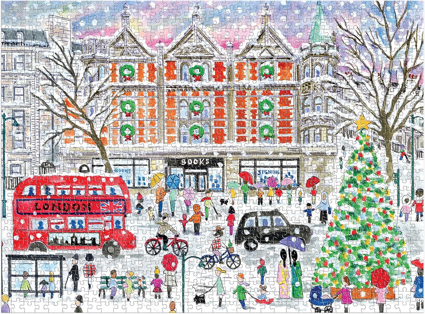 Puzzle - Christmas in London (1000 pieces)