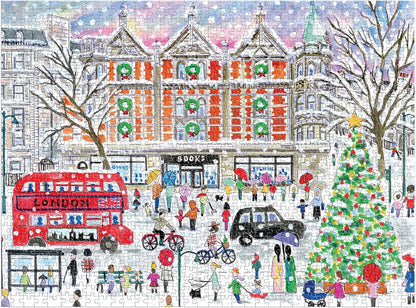 Puzzle - Christmas in London (1000 pieces)