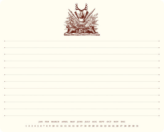 Notepad Mousepad - Hunting Crest