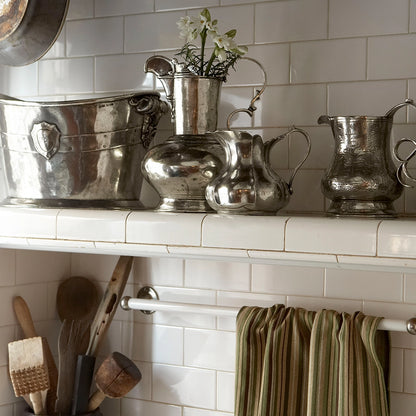 Pewter Pitcher with Deer