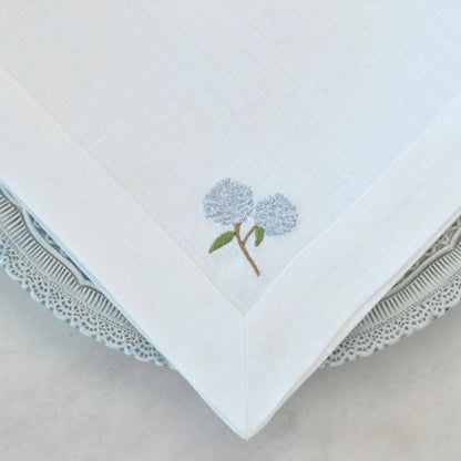 Napkin Large - Blue Hydrangea