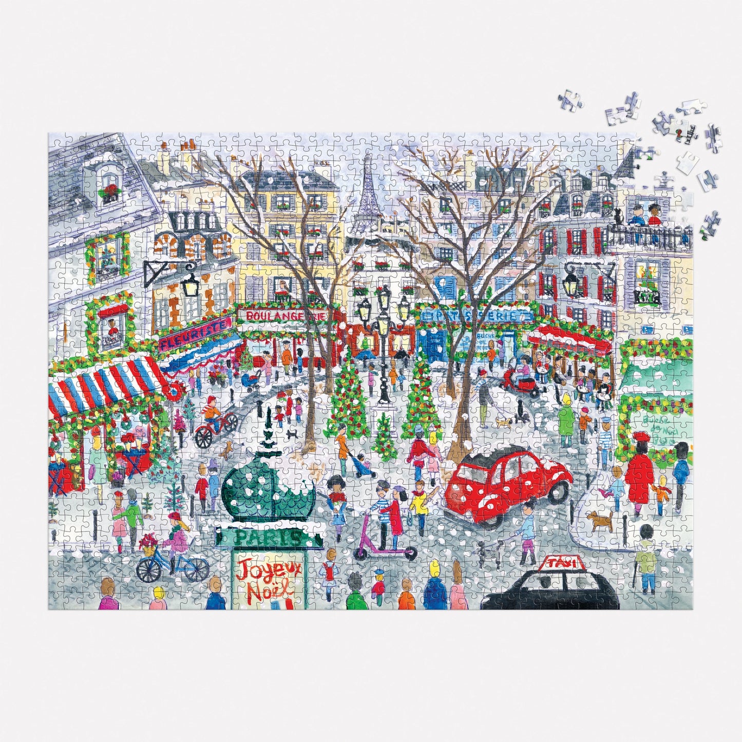 Puzzle - Christmas in Paris (1000 pieces)