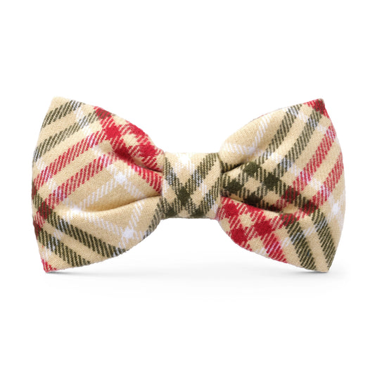 Eggnog Plaid - Bow Tie
