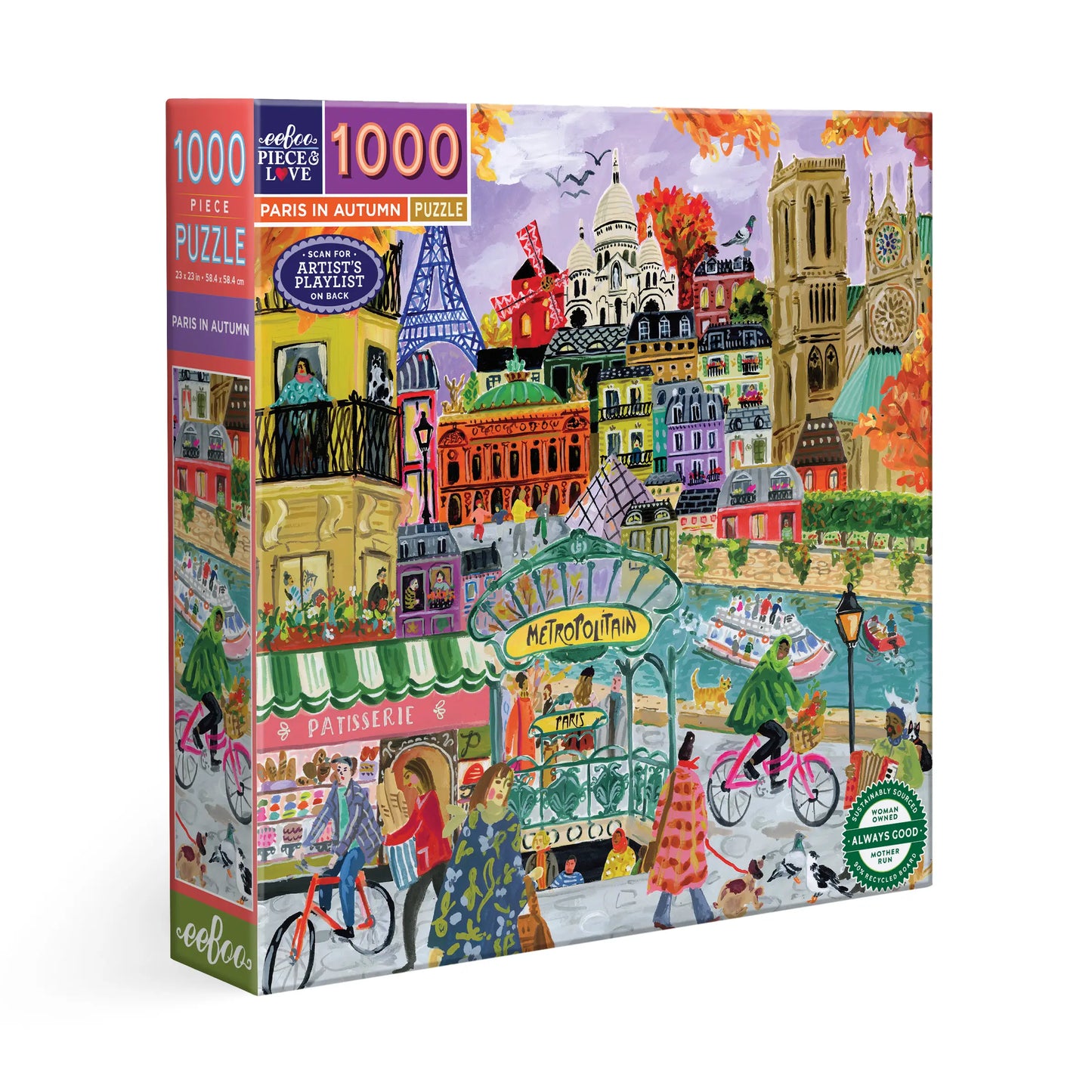 Puzzle - Paris in Autumn (1000 pieces)