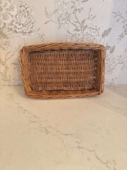 Vintage 20th c. French Basket - Rectangle
