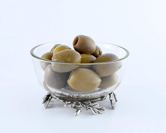 Serving Bowl - Acorn & Oak Leaf