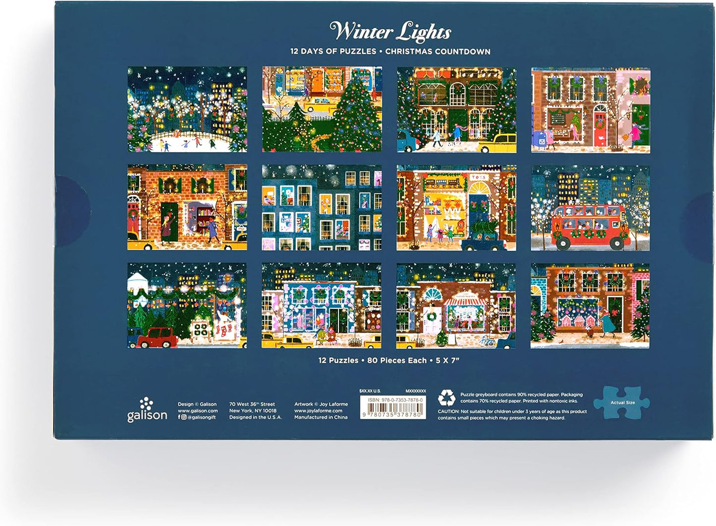 Puzzle - Winter Lights Holiday Countdown