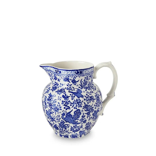 Blue Regal Peacock - Etruscan Jug Small