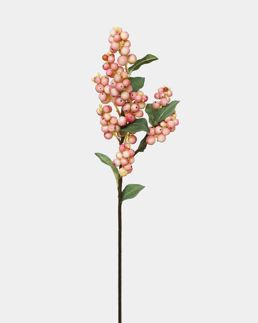 Floral Stem - Snowberry Pink 20.5"
