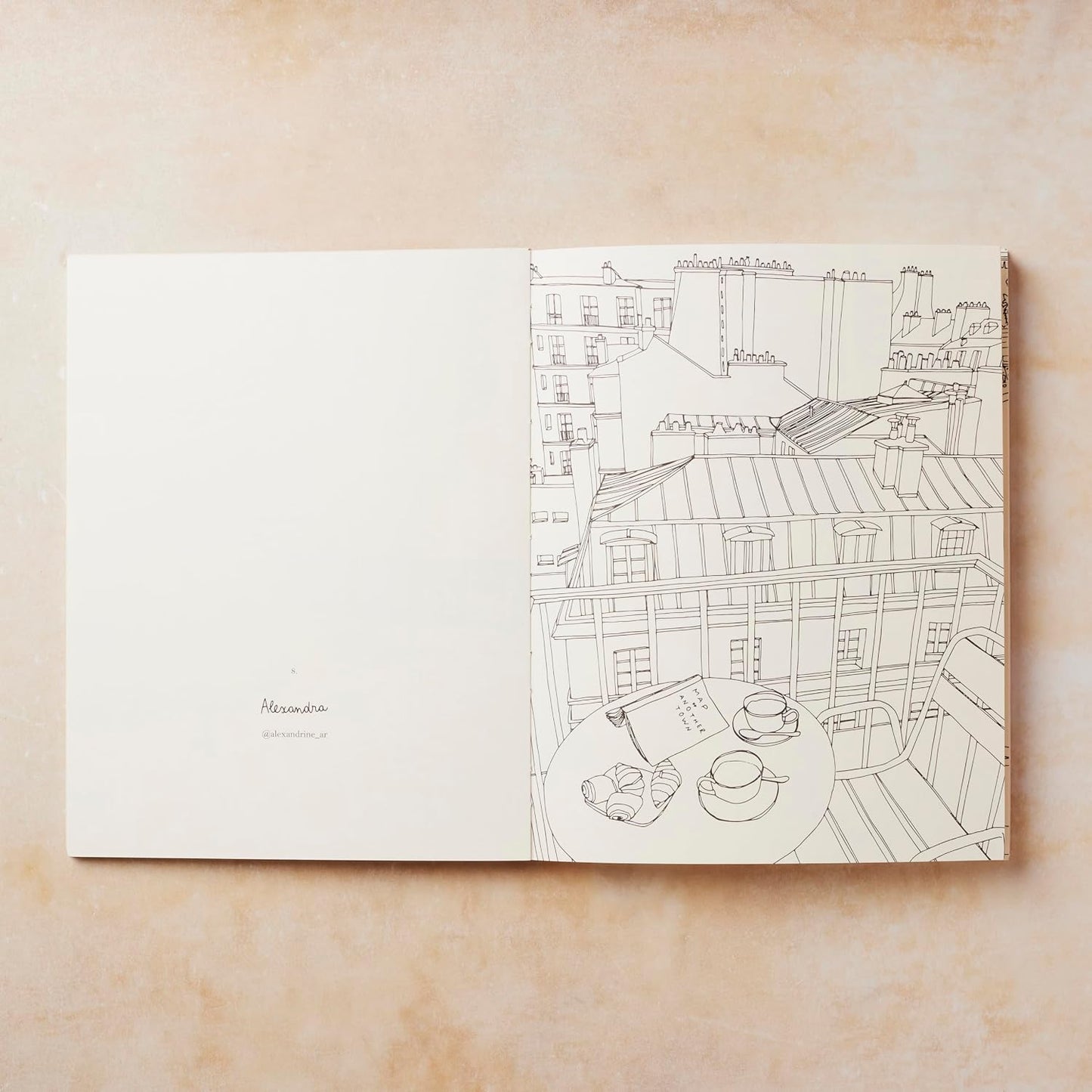Coloring Book - Paris by Zoé de las Cases
