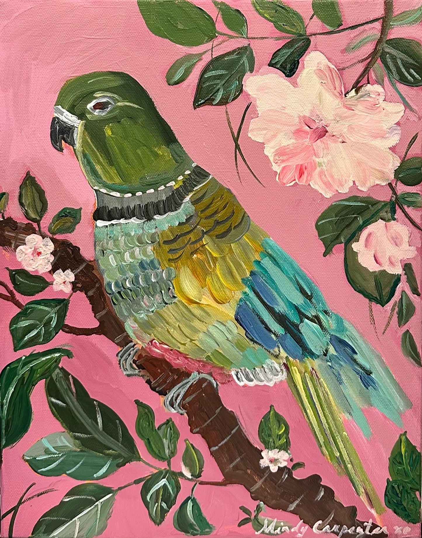 Card - Everyday - Parakeet and Peony