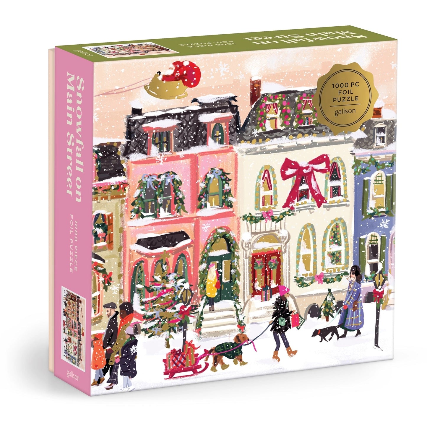 Puzzle - Snowfall on Main Street (1000 pieces)