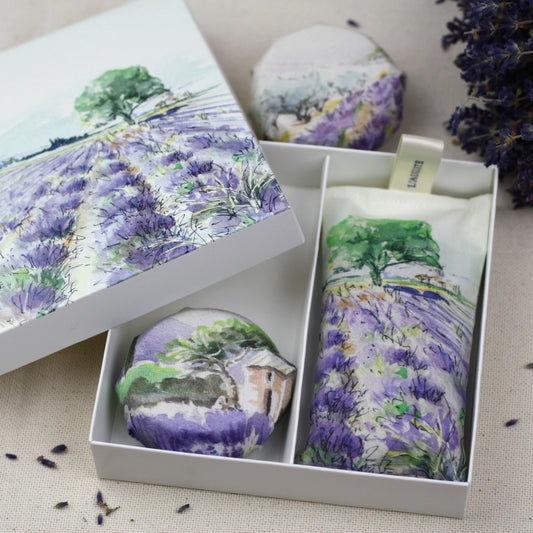 Lavender Soap & Sachet from Provence - Lavender Field Box