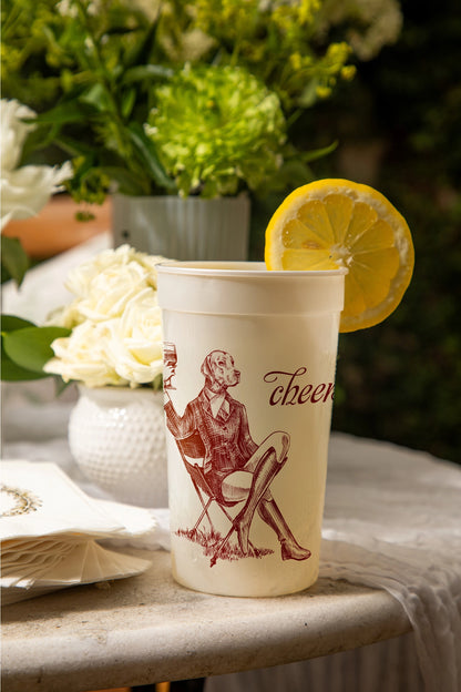 On the Go Pearlized Cups - Cheers Lab (set of 12)